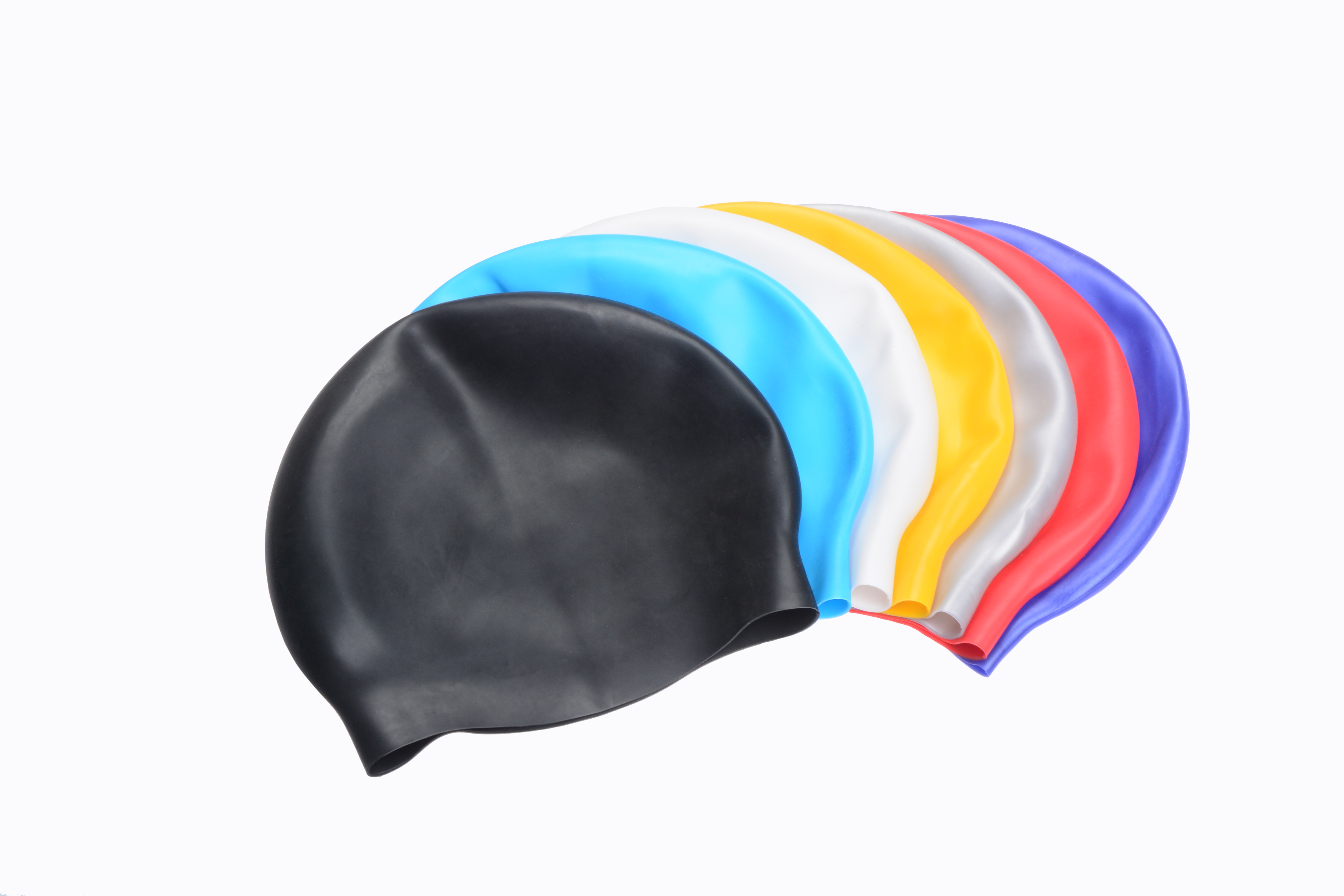 OEM &ODM Seamless Waterproof Silicone Swim Cap