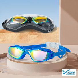 Rainbow Mirror Swimming Goggles – Stylish & Comfortable