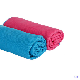 Stripe Microfiber Seude Towel