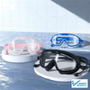 Adult and Junior Rainbow & Clear Anti-Fog Swimming Goggles | Leakproof & Clear Vision