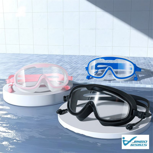 Adult and Junior Rainbow & Clear Anti-Fog Swimming Goggles | Leakproof & Clear Vision