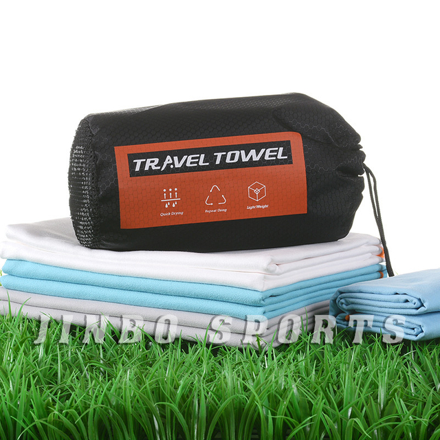 Microfiber Quick Dry Highly Absorbent Long Service Life Travel Sports Towel Custom Size And Package 