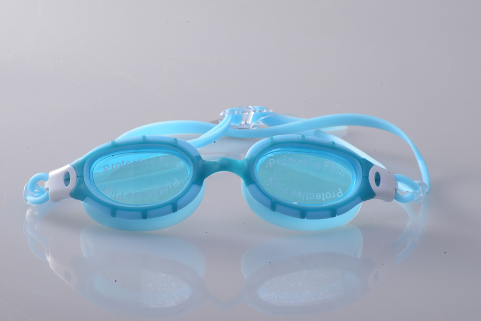 Adult Anti-water, Anti-fog,UV Protection Wholesale，One piece, PC Swim Goggles JB5128S Custom Color And Package