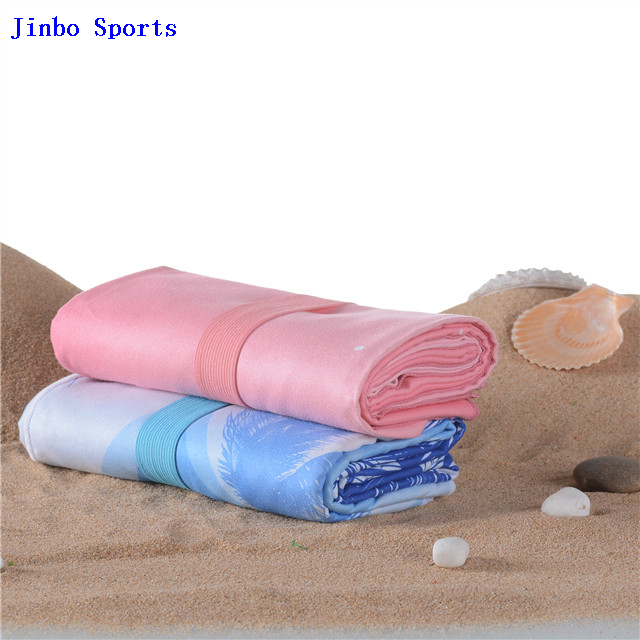 Sublimation Printing Microfiber Beach Towel Sports/Camping/Pool/outdoor