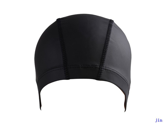 Custom Fashion Style Long Hair Swimming Cap 3d PU Swim Cap