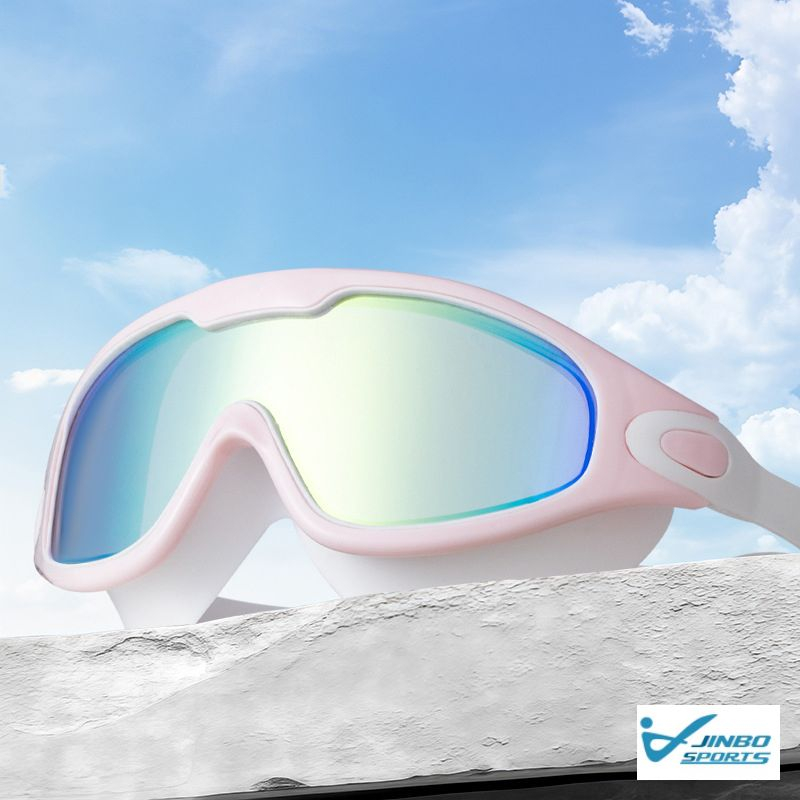 Adult Rainbow Anti-Fog Swimming Goggles | Leakproof & Clear Vision