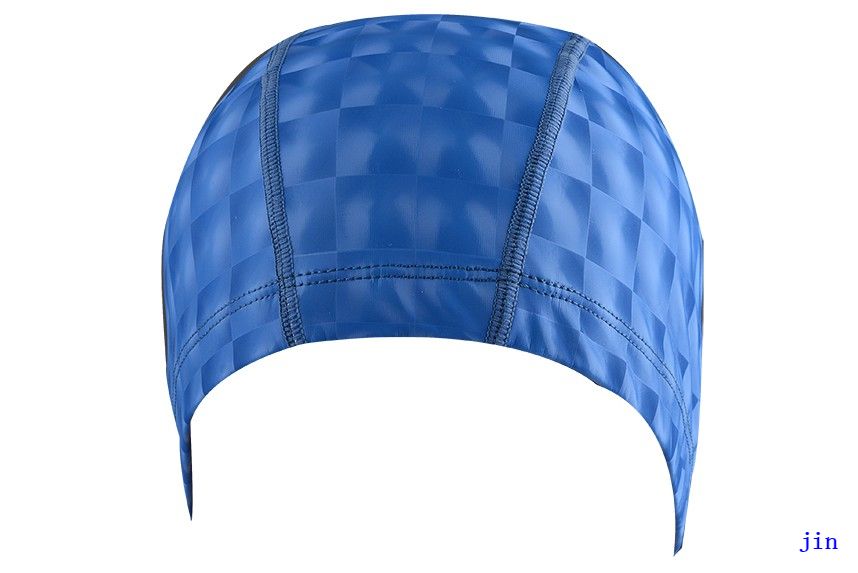  PU Swimming Cap for Men, Women And Youth - Long Hair, Thick Or Short - Average/Large Heads 