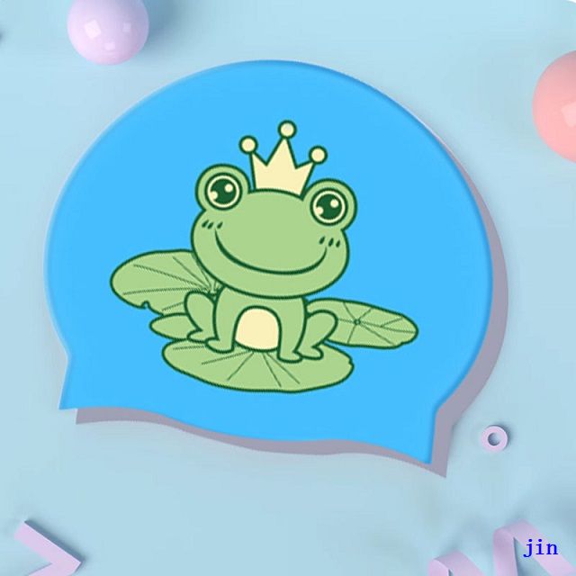 Factory Direct Eco-Friendly Waterproof Custom Print Swim Cap for Women Men 100% Environmental Silicone Adult Silicone Swim Cap