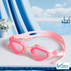 Adult One-Piece Silicone Swimming Goggles with PC Lens