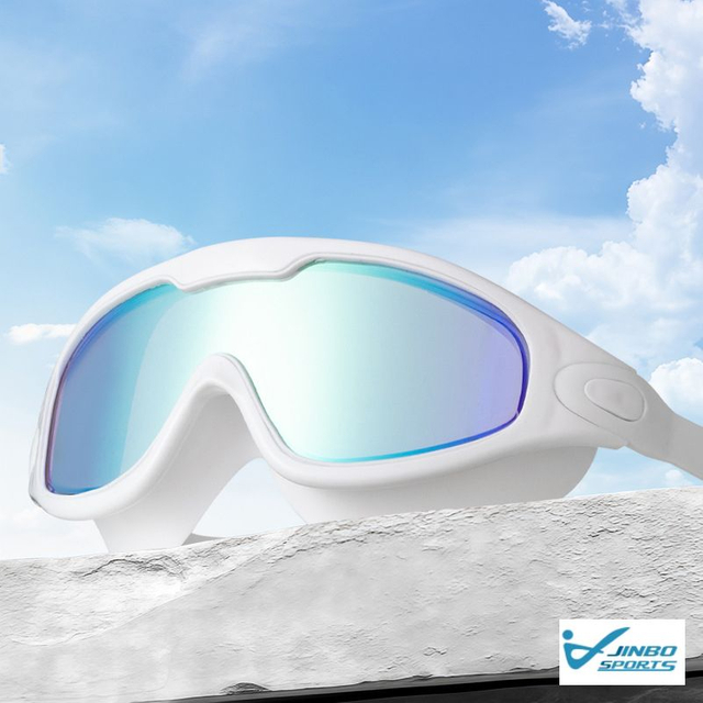 Adult Rainbow Anti-Fog Swimming Goggles | Leakproof & Clear Vision