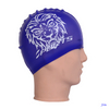 Colorful Printing Kid Adult Size Silicone Swim Cap Professional Silicone Swimming Cap Manufacturer