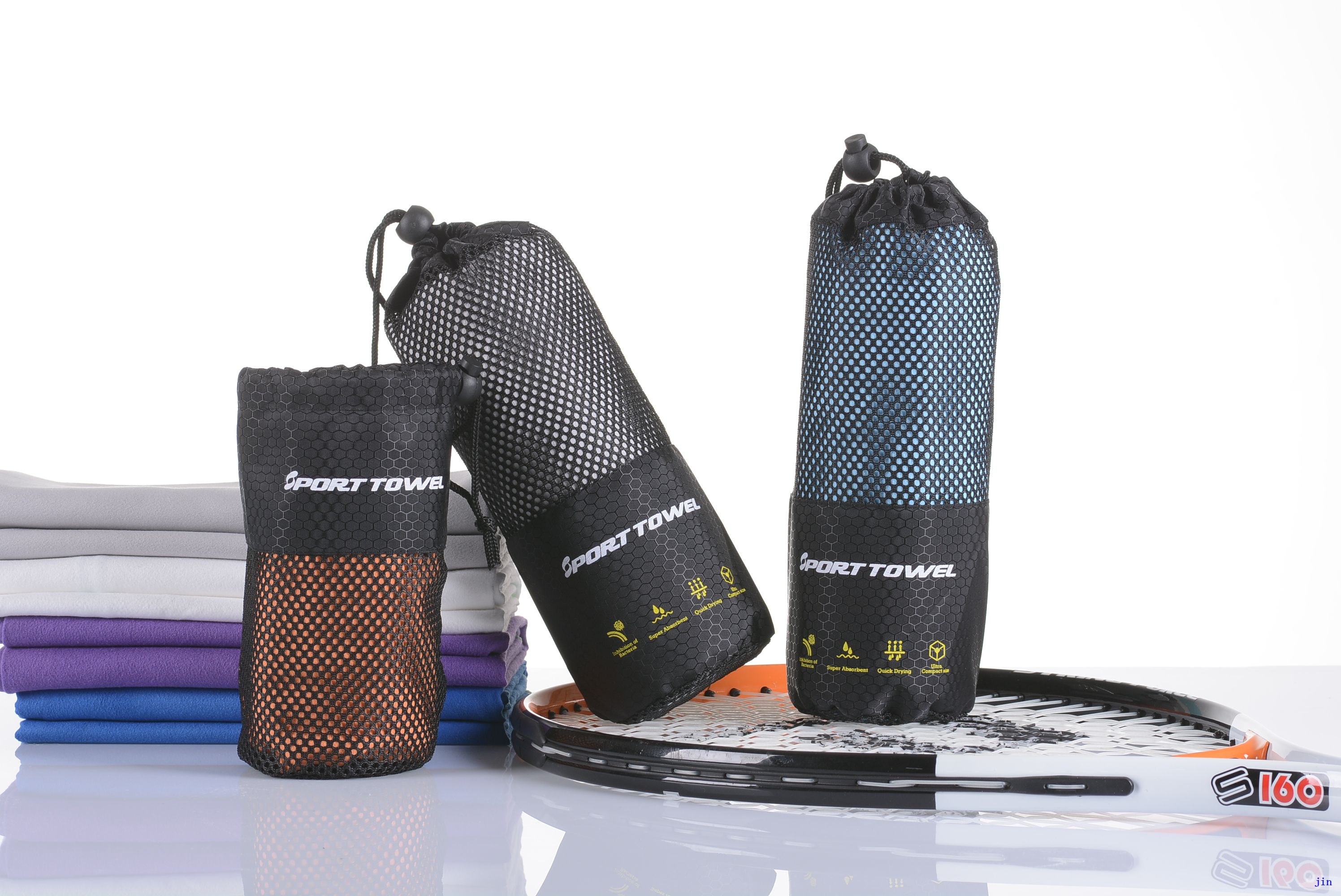 Factory Direct Supply High Quality Microfiber Custom Logo Gym Sports Travel Microfiber Towel
