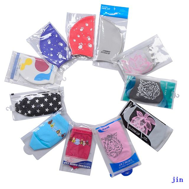 Factory Direct Eco-Friendly Waterproof Custom Print Swim Cap for adult and junior 100% Environmental Silicone adult and junior Silicone Swim Cap