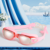 Silver Mirror Swimming Goggles – Clear Vision & Comfortable Fit