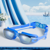 Silver Mirror Swimming Goggles – Clear Vision & Comfortable Fit