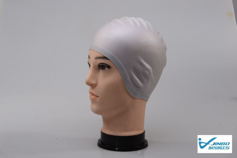 OEM Custom Logo Printed Suitable Seamless Hat Silicone Swim Cap