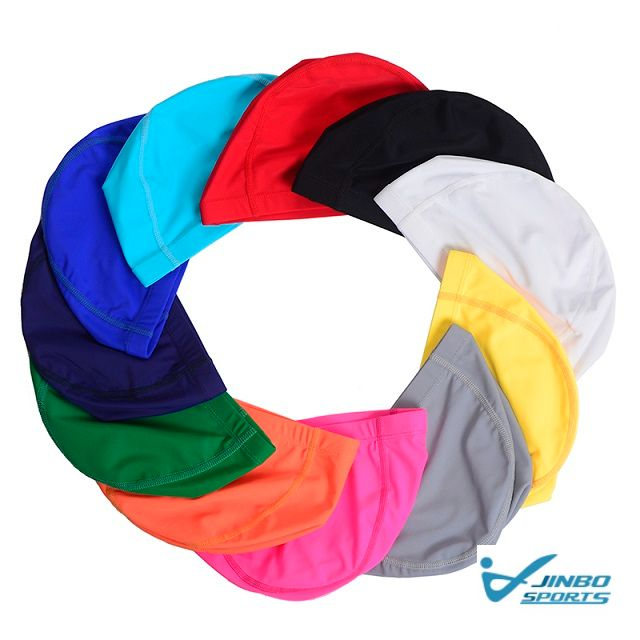 High Elasticity for Lycra Swimming Cap for Women Men Girls Kids with Custom Breathable Nylon material