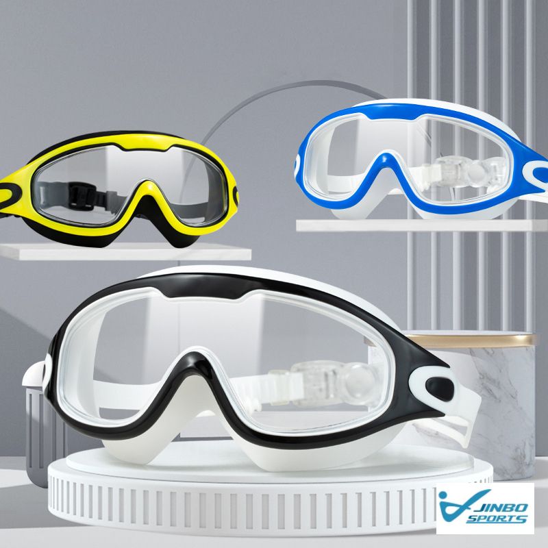 Adult Rainbow Anti-Fog Swimming Goggles | Leakproof & Clear Vision