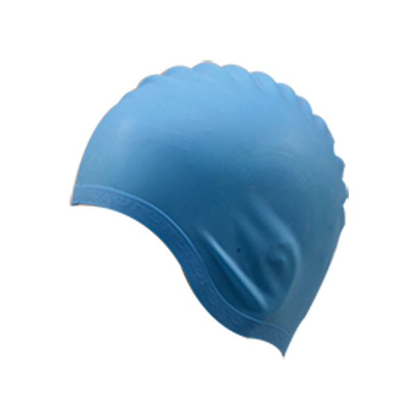 Silicone Swim Cap Ear Protection Waterproof for Long Hair & Big Head