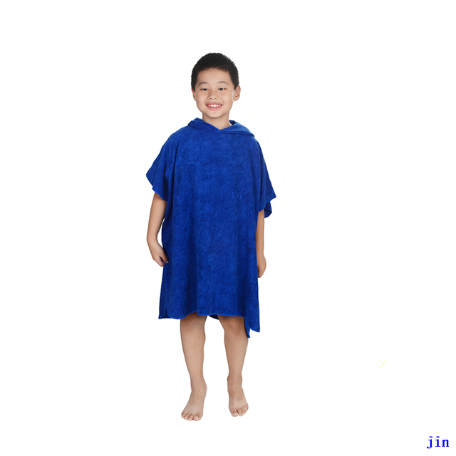 Custom-surf-Microfiber-Hooded-Poncho-Beach-Towels for Kids