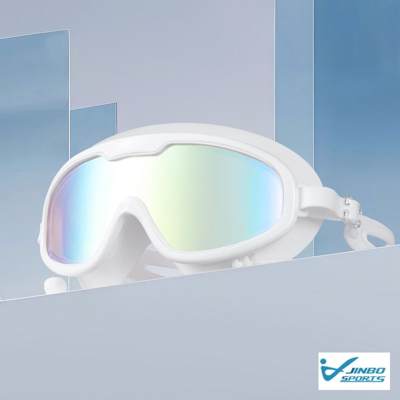 Adult and Junior Rainbow & Clear Anti-Fog Swimming Goggles | Leakproof & Clear Vision