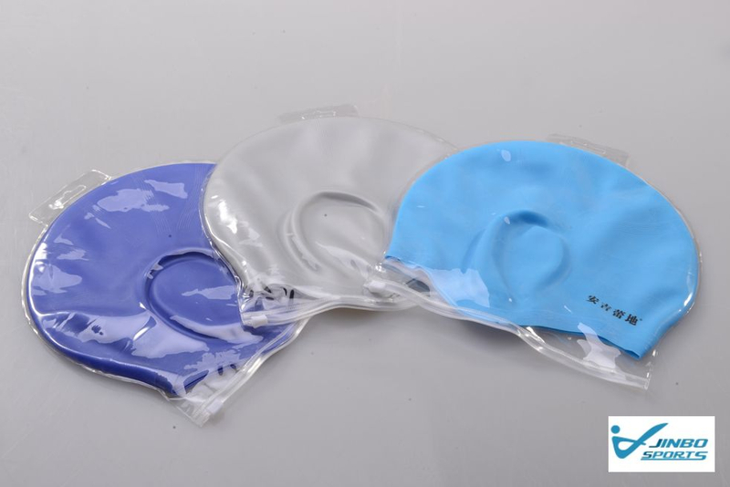 OEM Custom Logo Printed Suitable Seamless Hat Silicone Swim Cap