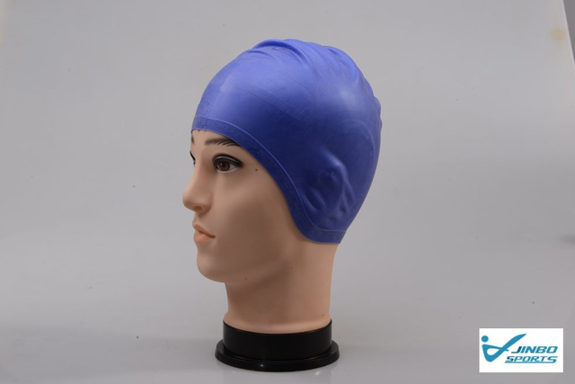 OEM Custom Logo Printed Suitable Seamless Hat Silicone Swim Cap