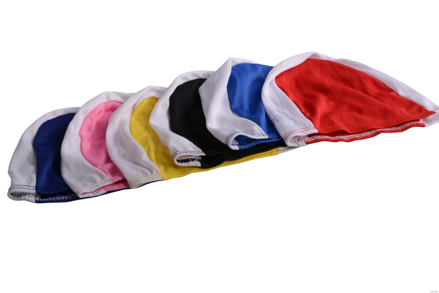 Mixed Colors Polyester Swimming Caps 