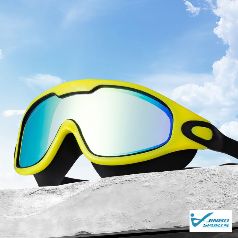 Adult Rainbow Anti-Fog Swimming Goggles | Leakproof & Clear Vision