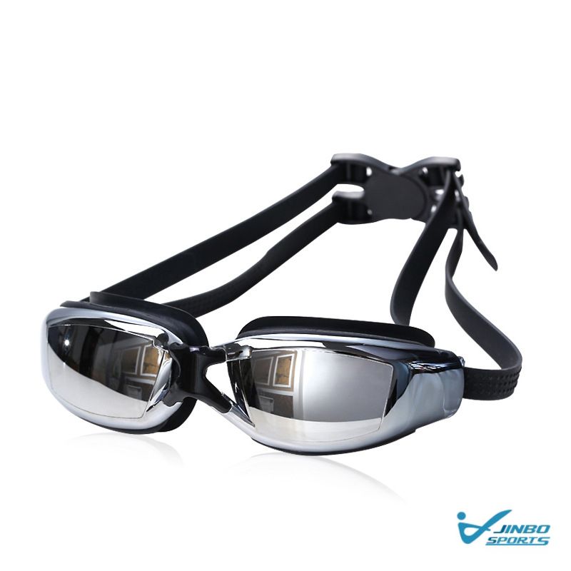 Adult Swimming Goggles with Coated or Clear Lenses, Custom Prescription Available